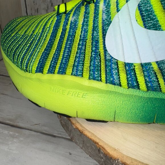 NIKE FREE TRAIN FORCE FLYKNIT Men Size 11.5 Green Training Sneaker 833275-313 - Picture 7 of 12